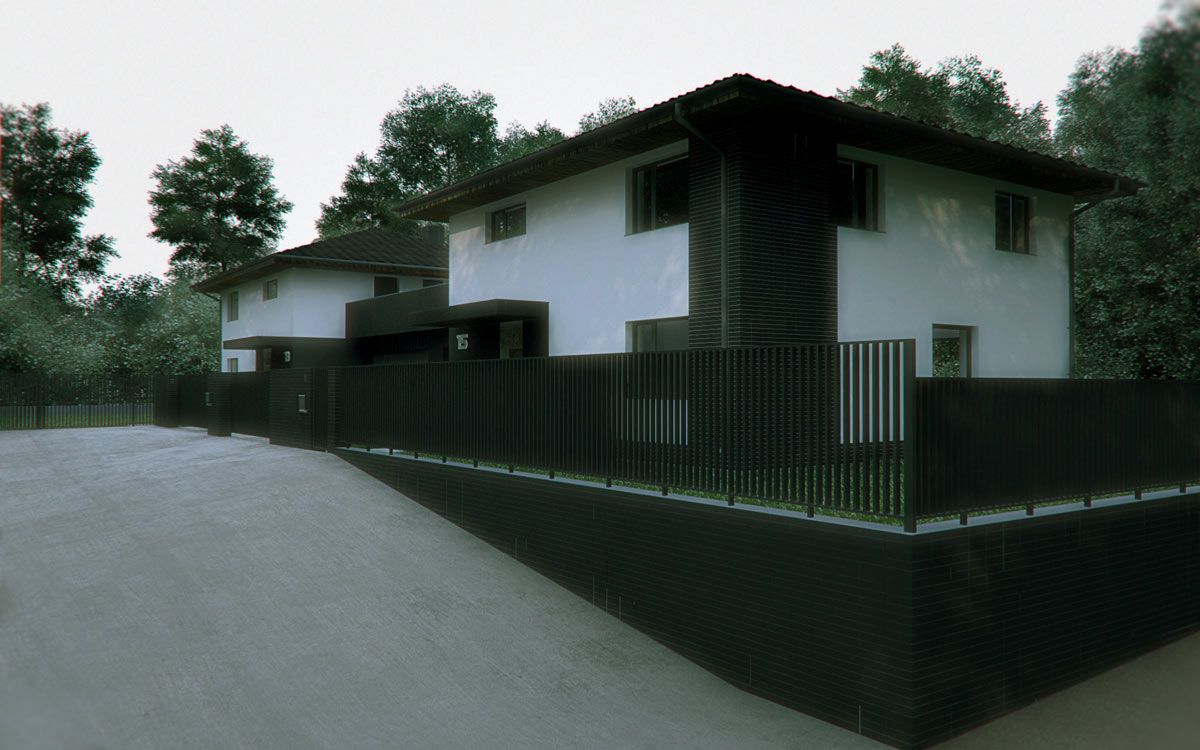 Projekt elewacji domu w Chorzowie EDC180 img2