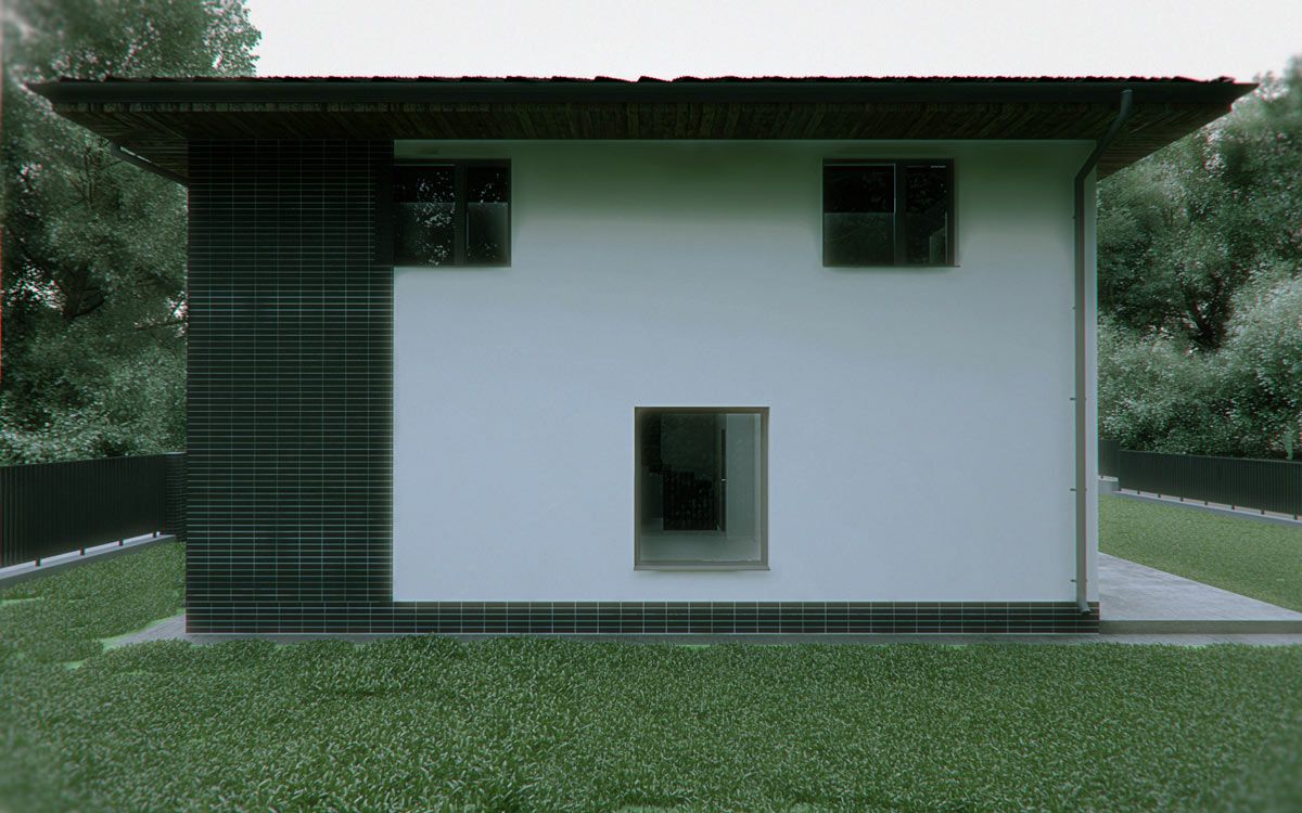 Projekt elewacji domu w Chorzowie EDC180 img8
